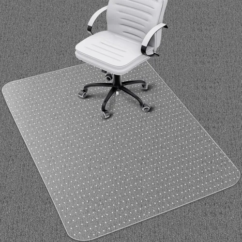 Vista 10 de Tapete resistente para silla de oficina para suelos de alfombra y tapete de escritorio para suelos alfombrados, protector de suelo transparente