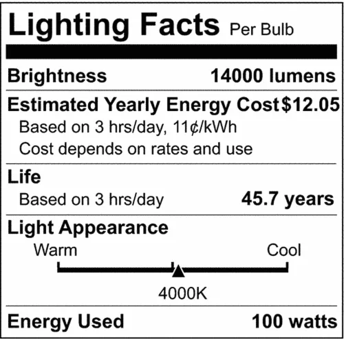 Vista 8 de Satco 66191 - LED UFO HIGHBAY 100W/4000K 65-781R1 Interior Ronda UFO High Low Bay LED Fixture