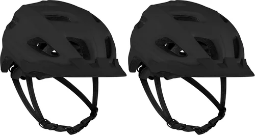 Vista 8 de Retrospec Lennon Casco de Bicicleta para Adultos con luz de seguridad LED, esfera ajustable y visera extraíble, casco de ciclismo ajustable
