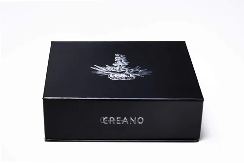 Vista 7 de Creano Blooming Tea Mix - Juego de 6 piezas de té blanco y té negro en elegante caja magnética con relieve plateado