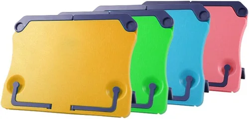 Vista 6 de Soporte portátil para libros, soporte de lectura, documentos, partituras de música, plegable, soporte para tableta, soporte para tablet