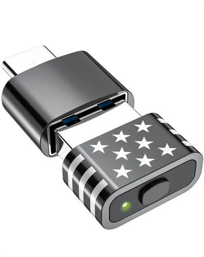 Vista 7 de Geyes Mouse Jiggler, dispositivo de movimiento de mouse indetectable tiene dos modos de oscilación y multipista, mantiene despierto para PC Negro