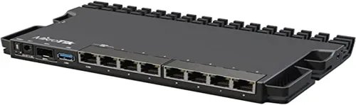 MikroTik RouterBORD 5009UG+S+ con Marvell Armada ARMv8 CPU, 876538 (Marvell Armada ARMv8 CPU (4 núcleos, 1.4GHz por núcleo), 1GB de RAM DDR4, 1GB