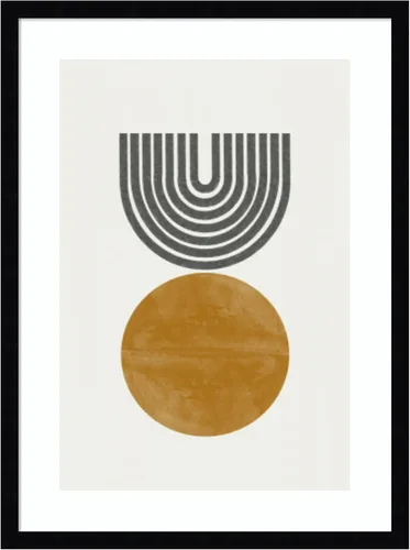Vista 15 de Amanti Art Framed Wall Art Print 21x17 Retro Move by THE MIUUS STUDIO, Abstract Wall Art, Mid Century Modern Decor, Small Poster Painting Artwork