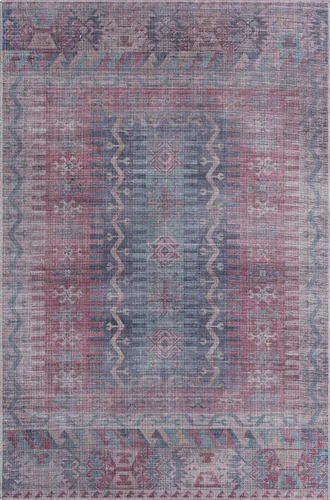 Vista 3 de Rugs.com Sisu Collection - Alfombra lavable de 5 pies, alfombra de tejido plano múltiple perfecta para pasillos y entradas