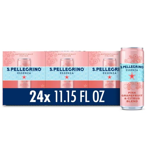 Vista 10 de S.Pellegrino Agua mineral natural con gas, sin sabor, 11.15 onzas líquidas (paquete de 24)