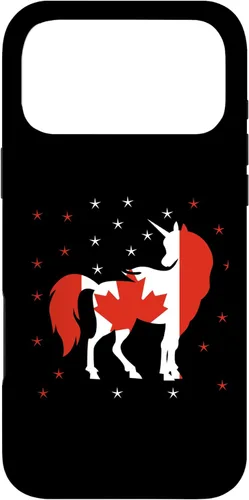 Vista 22 de Unicorn Canada Flag Canadian Case for iPhone 17
