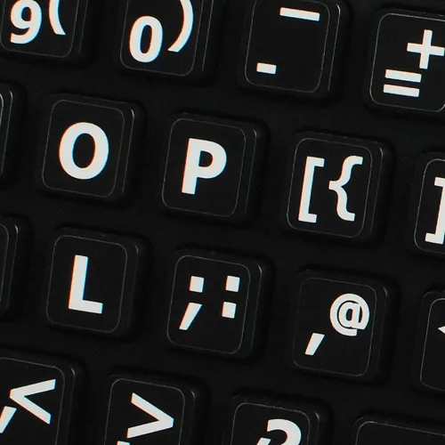 ETIQUETAS NO TRANSPARENTES DE LA CAJA SUPERIOR GRANDE DE EE. UU