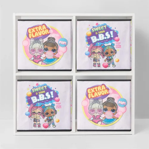 Vista 132 de Idea Nuova Marvel Avengers - Juego de dos espaciosos cubos de almacenamiento plegables, 10 x 10 pulgadas, Avengers / gris