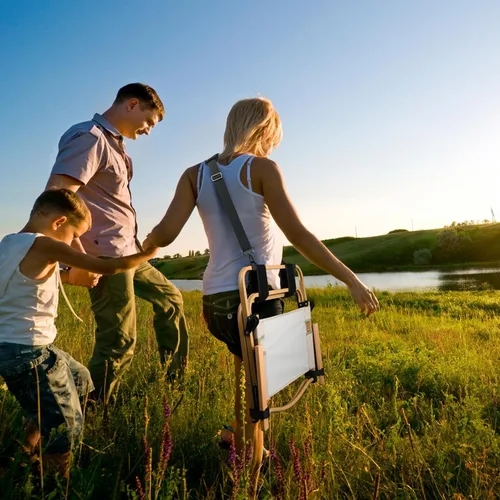 Vista 6 de Xxerciz Correa de transporte para silla de playa, silla plegable, correa de hombro ajustable para silla de campamento, correa de transporte