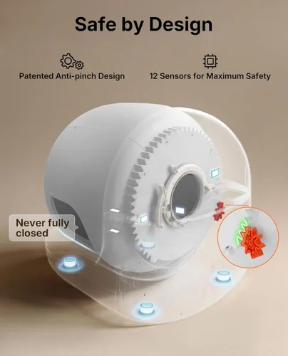 Vista 6 de PETKIT 2025 Purobot Max Pro 2 Caja de Arena para Gatos Autolimpiante con Cámara AI, Apertura Extra Grande Lente Gran Angular 210° Reconocimiento