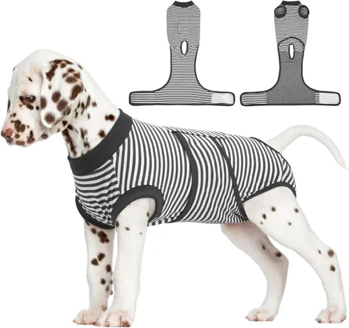Vista 49 de FUAMEY Traje de Recuperación para Perros Machos, Trajes de Cirugía de Castración para Perros, Camisas de Esterilización para Cachorros Hembra