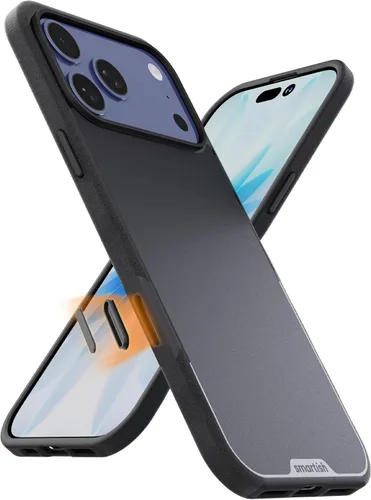 Vista 60 de Smartish® - Funda magnética para iPhone 15, Gripmunk compatible con MagSafe [ligera + protectora], funda de agarre delgada con forro de microfibra