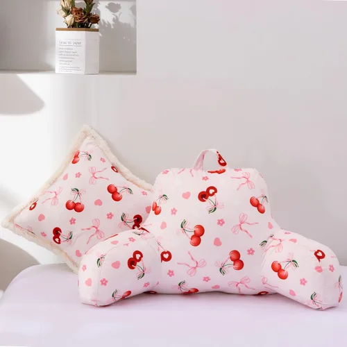 Vista 9 de Aimuan - Almohada de Respaldo para Niños para Jugar, Leer y Ver TV, Almohada de Cuña para Cama, Almohada de Respaldo con Brazos, Soporte de Espalda