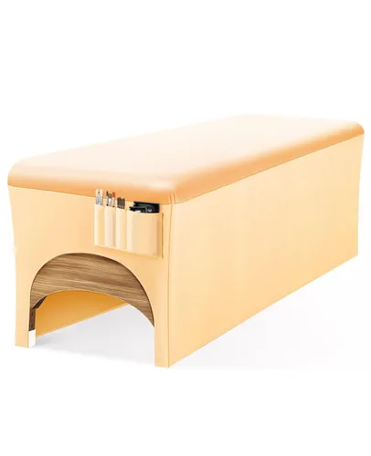 Vista 10 de Onism Funda para cama de pestañas, cubierta de piel sintética lavable, impermeable, suave y cómoda, adecuada para camas de pestañas de injerto