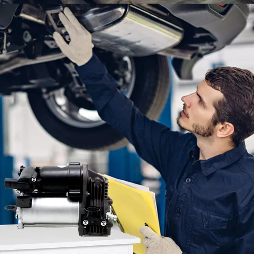 Vista 6 de Bomba de compresor de suspensión neumática para Mercedes-Benz 2006-2012 W164 X164 GL350 GL450 GL550 ML350 ML450 ML550 A1643201204