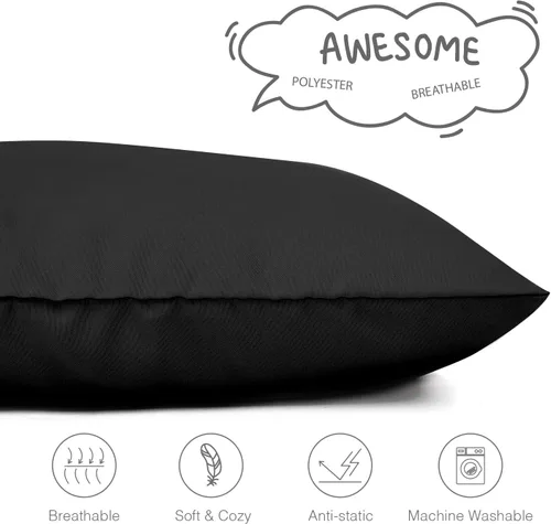 Vista 7 de EXQ Home - Fundas de almohada para niños pequeños 13x18, juego de 2 fundas de almohada de viaje, funda de almohada pequeña para almohada de bebé