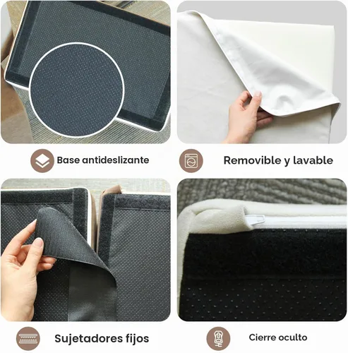 Vista 6 de BanaSuper Juego de bloques de escalada de espuma para niños, mini sofá