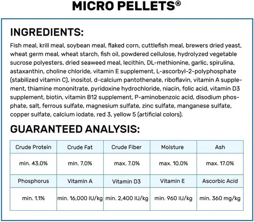 Vista 3 de Hikari Alimento para peces de micropellets tropicales semi-flotantes, 0.77 oz (22 g)