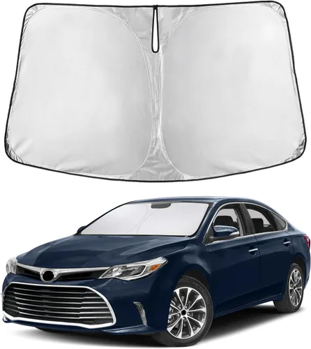 Vista 21 de EcoNour - Parasol plegable para parabrisas de Toyota Tacoma 2016-2025 2026, accesorios para camioneta de 2 puertas y 4 puertas, protector de visera