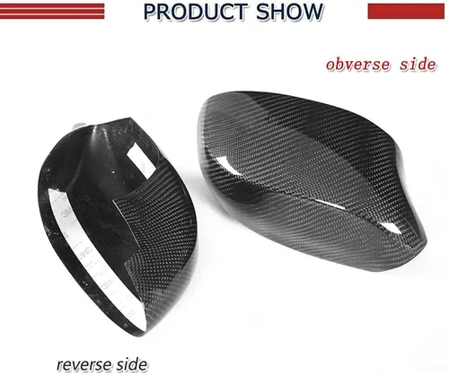 Vista 6 de Z4 Cubiertas de espejo retrovisor lateral de fibra de carbono para BMW Z4 E85 2002-2008 estilo adicional tapas de espejo retrovisor (02-08 Z4)