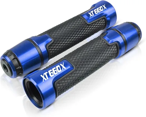 Vista 10 de for Yamaha XT660X XT660 X XT 660 X 2004-2017 Motorcycle Handlebar Grips 7/8" 22mm Anti Skid Rubber Grips Caps Plugs Handle Bar Ends Grips