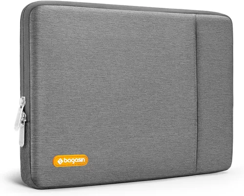 Vista 10 de Bagasin Funda para laptop de 13 pulgadas compatible con MacBook Air M4 M3 M2 M1 2025-2018 / Pro M2 M1 2025-2016, bolsa vertical de poliéster