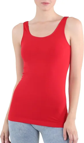 Vista 21 de NIKIBIKI Playera sin costuras clásica premium para mujer, fabricada en EE. UU., talla única