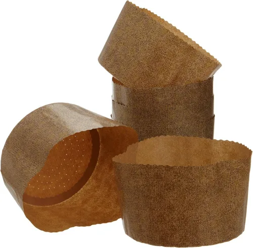 Vista 2 de Honey-Can-Do Mini molde para panettone, paquete de 25, 9.5 pulgadas de alto x 2.375 pulgadas de ancho