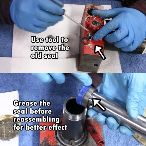 Vista 4 de 328.12291 26PCS equipos de sello de gato de piso reemplazan para Sears sistema hidráulico de 3 toneladas