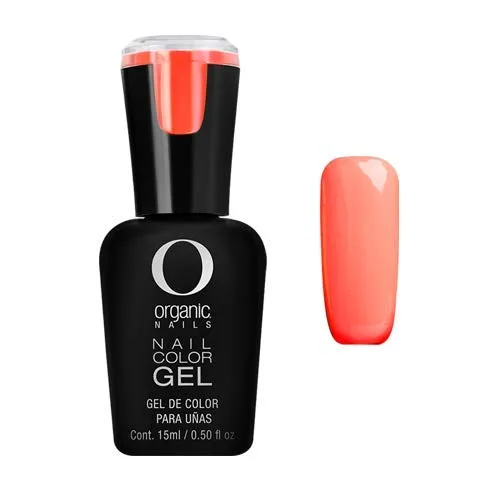 Vista 3 de Organic Nails Gel Color Group Glow It (azul brillante)