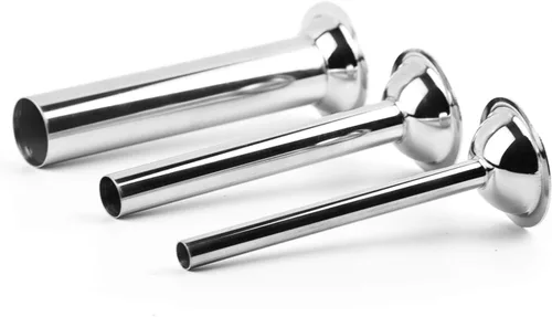 Vista 5 de Kit para hacer salchichas, tubo de relleno de salchichas de acero inoxidable para picadora de carne tamaño 5, molinillo de alimentos
