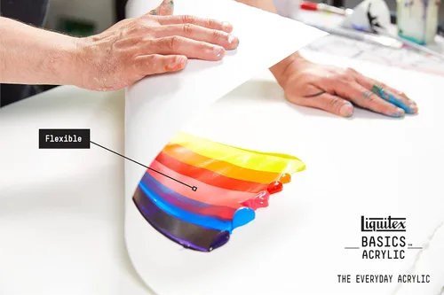 Vista 8 de Liquitex BASICS - Juego de pintura acrílica de 6 tubos, 0.74 onzas, colores primarios