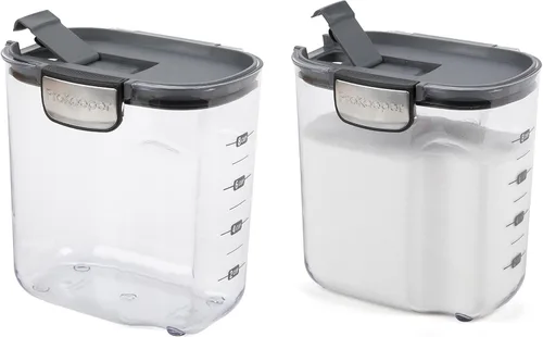 Vista 15 de Progressive International ProKeeper+ - Juego de recipientes organizadores herméticos de plástico transparente para almacenamiento de alimentos