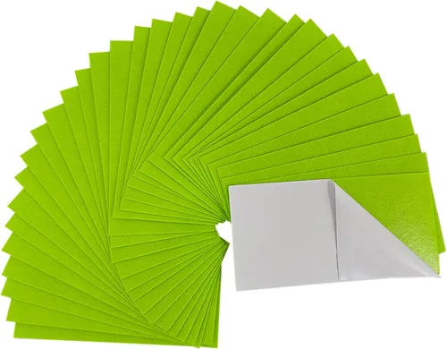 Vista 18 de Jtnohx Hojas de fieltro autoadhesivas, fieltro con parte trasera adhesiva, 33 piezas de 10 cm x 20 cm hojas rígidas, 33 colores hoja rígida