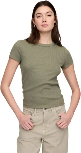 Vista 7 de Gap Top de punto acanalado sólido para mujer