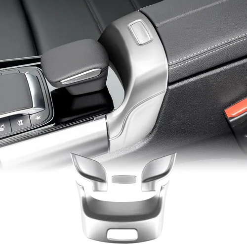 Vista 10 de Caja de almacenamiento para reposabrazos de consola central, interruptor de botón, cubierta de panel para Mercedes-Benz GLB, accesorios internos