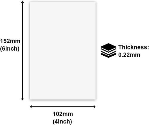 Vista 3 de MR.R 10 piezas de 4 x 6 pulgadas, tablero de metal de aluminio mate blanco puro mate, letrero de aluminio en blanco para sublimación, placa
