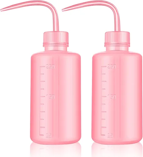Vista 10 de Botella de Lavado 2 piezas 250ml/8oz Herramientas de Riego de Seguridad, Plástico Económico de Compresión para Lavado y Limpieza con Boca Estrecha