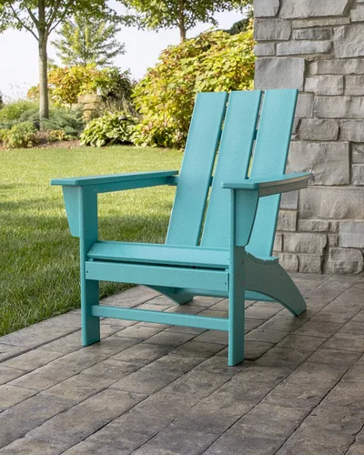 Vista 2 de POLYWOOD AD420AR Silla moderna tipo Adirondack, Aruba