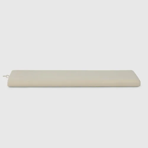 WestinTrends Solace - Cojín para asiento de banco de patio al aire libre, resistente al agua, 39 x 18, beige