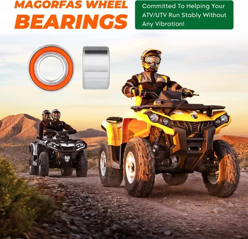 Vista 6 de Rodamiento de rueda trasera delantera para Can-Am Commander Maverick Outlander 1000 1000R 800R 650 570 500 450 400 2006-2022 Defender DPS HD10 HD8