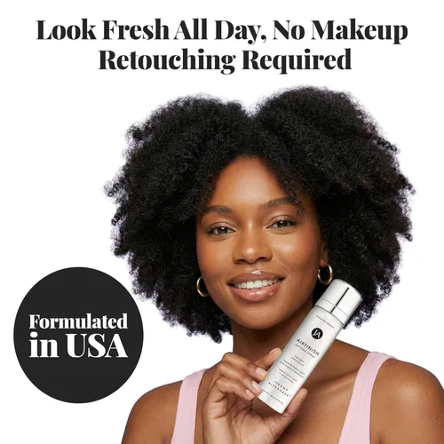 Vista 6 de Jerome Alexander MagicMinerals AirFinish - Spray fijador de acabado de larga duración, sensación ligera, impecable, cobertura mate