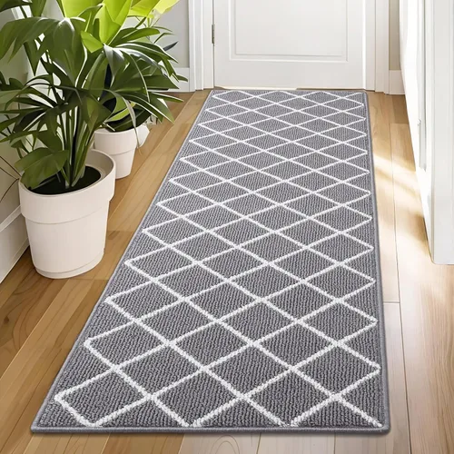 Vista 29 de Finchitty Alfombra para Puerta Interior, Resistente a la Suciedad y Absorbente, de Perfil Bajo, Antideslizante, Lavable, Alfombras de Piso