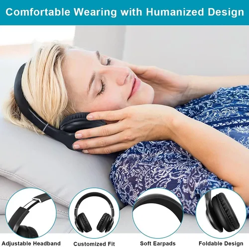 Vista 5 de Golvery Bluetooth Gaming Headset for Nintendo Switch Wireless Bluetooth Headphones wUSB C Transmitter for PC Laptop PS4 Plug Play Noise Cancelling