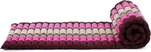 Vista 555 de Leewadee colchón tailandés enrollable para cama de invitados, tapete de yoga, para masaje tailandés, ecológico, orgánico y natural.