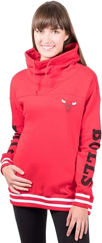 Vista 15 de Ultra Game - Sudadera con capucha de forro polar para mujer de la NBA con cuello de embudo