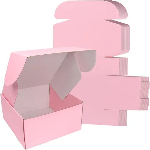 Vista 18 de FORBFAN Cajas de envío de 6 x 4 x 2, paquete de 45 cajas blancas para pequeñas empresas, pequeñas cajas de cartón corrugado para correo y envío