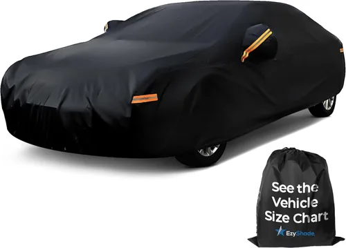 Vista 16 de EzyShade Funda impermeable para automóvil SUV de 10 capas para todo tipo de clima. Consulta la tabla de tallas del vehículo para un ajuste preciso.