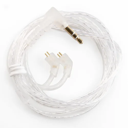 Vista 14 de KBEAR - Cable IEM ST12 de 2 pines, cable de repuesto para auriculares de monitor intrauditivo, 8 núcleos 4N OFC plateado cable de extensión de cable